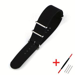 TEMU 밴드스맨 군사 스타일 리브드 시계 스트랩 18mm 20mm 22mm - 내구성 있는 나일론 브레이드 볼라틱 패브릭과 메탈 버클, 남녀 공용 조절 가능 핏, 블랙, 브라운, 오렌지, 그레이, 그린, 베이지, 화이트, 블랙 시계 스트랩, 안전한 시계 밴드, 슬림한 시계 밴드, 메탈릭 버클