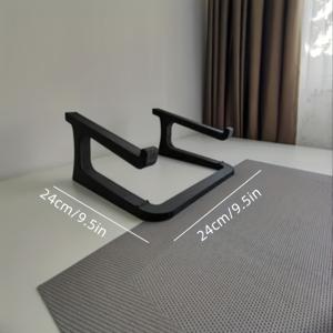 TEMU 인체공학적 높이 조절형 노트북 스탠드 (키보드 받침대 포함) - MacBook, PC, 태블릿용 이동식 데스크탑 엘리베이션 - ABS 소재의 견고한 구조, 높이 조절 가능한 암 & 자세 지원, 홈오피스/침대옆&서서 작업하는 책상과 호환, 컴팩트한디자인, 현대적인 워크스테이션, 고품질제작, 튼튼한 소재, 원격근무자와 사무직종에 최적