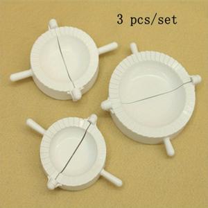 TEMU 3pcs EasyPress 플라스틱 만두 메이커 모양, 수동 가방 만두 클립, 식품 접촉 안전, 전기 필요 없음, 빠른 만두 메이커 도구