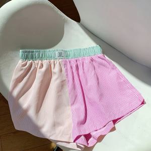 TEMU 여성 패션 반바지, 3가지 색상 디자인 및 라벨 장식이 있습니다.