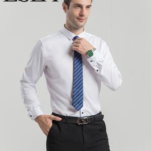TEMU 남성용 슬림핏 스트레치 정장 셔츠, 경량 비즈니스 라펠 긴팔 셔츠, 남성용 비즈니스 셔츠, 주름 방지 및 내구성이 뛰어난 단색 정장 긴팔 셔츠, 버튼 및 포켓이 있는 작업, 통근, 데이트에 적합