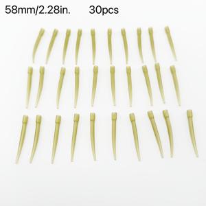 TEMU 58mm/39mm 카프 낚시 소프트 튜브 고무 팁 - 바닥 낚시용 엉킴 방지 라인 가이드 튜브, 낚시꾼을 위한 필수 DIY 액세서리, 즐거움을 증대시키는 완벽한 선물, 추수감사절을 위한 이상적인 선물