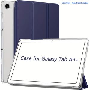 TEMU 삼성 갤럭시 탭 A9+/A9 플러스 11인치 2023 (X210/X216/X218) & 탭 A9 8.7인치 (SM-X110/X115/X117) 케이스 - 튼튼한 하드 케이스, 가벼운 접이식 스탠드, 자동 수면/깨우기 기능, 갤럭시탭 케이스, 갤럭시 탭 케이스, 삼성 갤럭시 탭 케이스, 아이패드 케이스 애플펜슬 수납, 태블, 아이패드 케이스