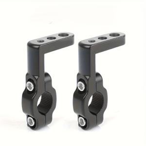 TEMU 헤비듀티 모터사이클 마운트 브래킷 (M10x8mm, M6x10mm 나사산) - LED /후방거울/ 바이크용 - 견고한 구조와 내구성 강화, 전동자전거 및 바이크 액세서리, 튼튼한 금속 제작