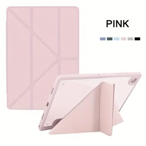 TEMU 삼성 탭 멀티폴드 스마트 커버 A9 플러스 11 A8 10.5 8.7 케이스 갤럭시 탭 S10 S9 S7 FE 플러스 12.4 S8 S7 11 S6 라이트 10.4, 접이식 스탠드,스타일리시 케이스,멀티폴드 디자인,유연한 케이스,태블릿 소유자,기술 애호가|태블릿