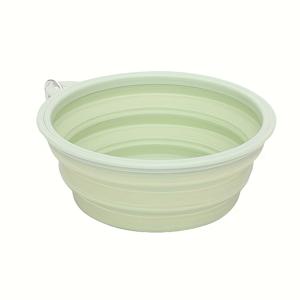 TEMU 11.83온스 컬러풀한 마카롱형 이동식 접이식 사발, 야외용으로 적합하며 고양이 또는 강아지에게 특별히 설계된 여행용 수유·급식사발