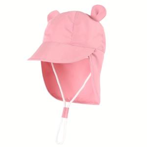 TEMU 아기 유아용 와이드 브림 해변 모자 여아 썬 프로텍션 여름 캡