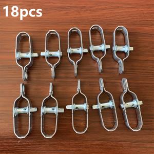 TEMU 18개 와이어 타이트너, 스틸 와이어 로프 텐셔너 - 와이어 메쉬, 과일 및 채소 정원, 온실, 포도 랙, 원숭이 바 건설용