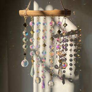 TEMU 1개 드림 바람 종소리 펜던트 창문 방 환상 무지개 벽 장식 선캐처 선물