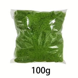 TEMU 200g/100g 진녹색 인공 이끼 장식 - 고품질 폴리에스터 원단, 사계절 실내외 사용 가능, 크리스마스, 할로윈, 추수감사절, 졸업 행사를 위한 리얼리틱 이끼, 홈 오피스, 정원, 테라리움 장식용 벽 예술