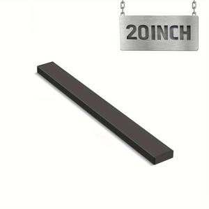 TEMU 1개 대형 자석 칼 홀더, 자석 칼 블록 및 보관 선반 포함 - 16”/20” 헤비듀티 블랙 스테인리스 스틸, 무드릴 자석 칼 정리대, 주방용 공간 절약형 칼 보관함, 인체공학적 손잡이 및 미끄럼 방지 베이스, 셰프, 파링, 빵 칼 호환, 자석 칼 랙, 칼 자석 홀더, 칼용 자석 스트립, 자석 벽걸이 칼 정리대, 자석 주방 정리대