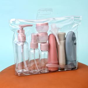 TEMU 열한 벌 여행 세트, 화장품 병, 플라스틱 병, 로션 병, 토너, 샴푸, 로션 병, 스프레이 병