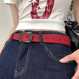 TEMU 여성용 블랙 벨트 - 레트로 한국 스타일 엠보싱 나비 프린트 허리 벨트, 청바지, 드레스, 캐주얼 & 포멀 웨어, 웨딩, 파티, 데일리용 다용도 드레스 벨트 - 한국 패션 액세서리