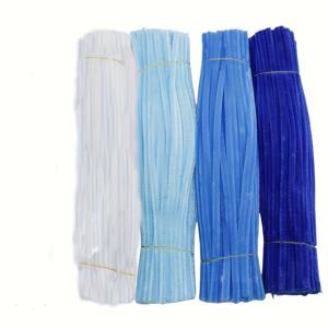 TEMU 400개 12인치 플러시 스틱 클리닝 에이전트 수제 컬러풀 플러시 스틱 DIY 공예 용품 이스터 선물 보라색 시리즈 세트 창의적인 선물 포장 및 파티 장식