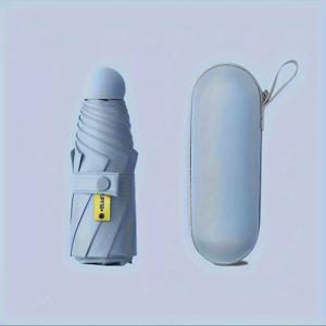 TEMU 자동 오픈 컴팩트 여행용 우산 - 6단 강력 리브, 방풍 디자인 & 세련된 핸들 - 원터치 개폐 기능, 차량/출퇴근/여행용 - 휴대용 여성/남성 우산, 감각, 내구성 있는 리브, 비즈니스 전문가용