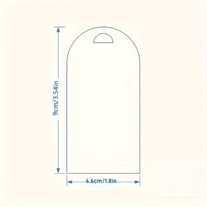 TEMU 20/40개 무광 아크릴 웨딩 플레이스 카드 - 결혼식, 저녁 식사 및 이벤트용 DIY 손글씨 테이블 장식, 양면 보호 필름, 리본 미포함