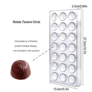 TEMU BPA 프리 플라스틱 초콜릿 몰드 세트 - 다양한 모양의 폴리카보네이트 초콜릿 캔디 메이커, 하트, 계란, 무스, 젤리, 캔디, 트러플을 위한 모양 - 부활절, 추수감사절, 데이, 어머니의 날에 적합합니다.
