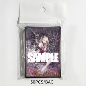 TEMU YGO 카드 슬리브, 63X90Mm, 50pcs, 고품질 HD 애니메이션 디자인, 레이저 홀로그래픽 효과, 독점 아트워크, 데몬 트라이브 카드 프로텍터, TCG 트레이딩 카드 슬리브.