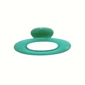 TEMU 여성을 위한 우아한 홀로우 오발 헤어 클로 클립, 대형, 단색, 플라스틱 상어 클립, 다양한 스타일로 사용 가능, 긴 머리에 이상적, 데이용 귀여운 액세서리