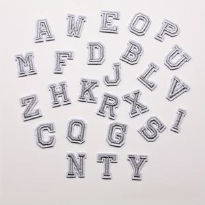 TEMU 26개 세트 우아한 화이트, 블랙, 핑크, 골드, 레드, 실버리 자수 알파벳 A-Z, 2cm/0.78인치 높이 옷 모자 액세서리용 DIY 패치, 내구성 있는 다림질 가능 아이언온 어플리케, 재킷 가방 의류 모자 별 숫자 깃발 데이트 패턴 재미있는 자수 배지
