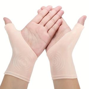 TEMU 2개 젤 손목 보호 장갑 - 부드럽고 탄력 있는 합성 고무, 남녀 공용, 테니스, 요가, 피트니스, 운동에 이상적 | 탄력 있는 소재 | 편안한 착용감|헬스장갑