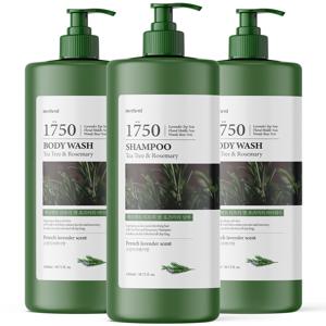 TEMU 1+1+1 메르헨트 티트리 로즈마리 대용량 샴푸 1500ml 약산성 청소년 퍼퓸 두피 미용실 향기좋은