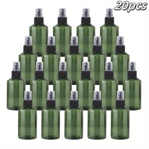 TEMU 20개입 100ml/3.38oz 호박색 PET 미스트 스프레이 병 - PVC 프리 펌프, 무향료, 피부케어·화장품·에센셜 오일용, 알레르기 친화적, 투명 디자인, 휴대용 리필 가능, 여행 필수품, 내구성 있는 스프레이 용기, 컴팩트 컨테이너