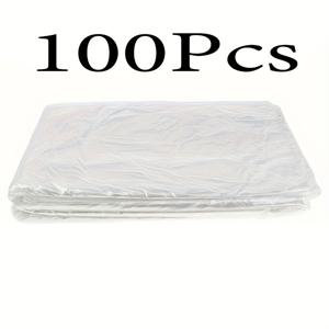 TEMU 100개 일회용 살롱 케이프, 헤어 염색 샤울, 살롱 및 가정용 적합, 일회용 헤어 염색 샤울, 헤어 염색, 및 격리용 샤울에 적합