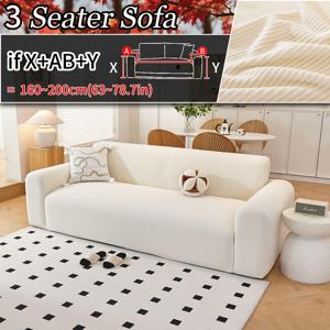 TEMU 1개 세련된 디자인, 고탄성 & 스크래치 방지 소파 커버 – 기계 세탁 가능, 연한 베이지 소재, 반려동물 안전, 소파를 새롭게 꾸며보세요