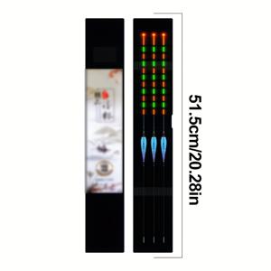TEMU 3개입 고휘도 야광 드리프트 박스, 야간 낚시용, 나노 소재 물고기 튜브, 배스, 잉어 & 잉어용 굵은 꼬리, 배터리 불필요, 낚시 튜브, 야간 낚시 장비, 야광 디자인, 내구성 좋은 낚시 튜브