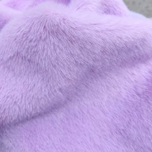 TEMU 1롤 플러시 토끼 털 원단 - 초소프트 10mm 파일 (리얼리스틱 토끼 털) DIY 공예, 인형, 애완동물 침구 및 코스튬 제작용 - 파스텔 & 밝은 색상 (핑크, 블루, 옐로우, 화이트) - 대량 인조 토끼 플리스