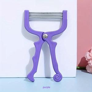 TEMU 1pc 얼굴 에필레이터 - 방수, 무향 얼굴 털 제거기, 스프링 트위스터 립 & 눈썹 에필레이터, 부드러운 피부 각질 제거제, 매끄러운 피부를 위한