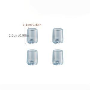 TEMU 4개 세트 PVC 의자 다리 캡, 미끄럼 방지 및 가구 긁힘 및 소음을 보호하기 위해 설계, 11-22mm 직경의 의자 다리에 호환 가능