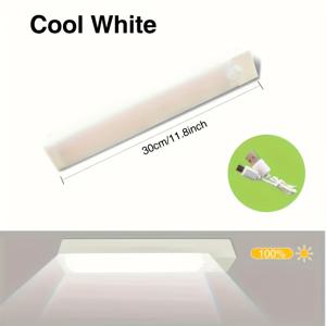 TEMU 인노신포 USB 충전식 LED 모션 센서 조명 - 따뜻한/흰색, 200mAh/400mAh 배터리, 적외선 감지, 주방, 옷장, 계단, 캠핑카 등에 완벽 - 발렌타인데이 및 새해 캠핑카 내부 조명을 위한 이상적인 선물