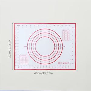 TEMU 1pc 대형 실리콘 베이킹 매트, 피자, 케이크, 반죽, 주방 요리, 그릴, 식품 안전 베이킹 용품, 크리스마스 테이블 매트, 가정용 주방 필수품