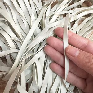TEMU 20m의 부드러운 흰색 초탄성 고무 밴드, 0.5mm 두께 - DIY 수영복 및 의류에 이상적, 비독성, 다양한 폭(3/4/5/6/8/10/20mm)에서 고품질