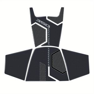 TEMU 호ندا ADV350 모터사이클용 3D 레진 에폭시 스티커 - 점화 키 영역 탱크 패드, 긁힘 방지 데칼, ADV350 2022용 미끄럼 방지 패드, 탱크 패드 프로텍터|장식 스티커|PVC 재질
