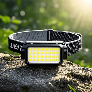 TEMU 1pc 32LED 헤드램프, 고출력, 화이트 & 워밍 라이트 5 모드, USB 충전식, 전원 표시, 조절 가능한 헤드밴드, 휴대용 & 가벼운 디자인, 내구성 & 휴대가 편리한 헤드밴드, 캠핑, 낚시, 하이킹, 유지보수, 광업, 첫 번째 도움 - 핸즈 프리 라이트 솔루션, 아웃도어 헤드램프 | 조절 가능한 헤드밴드 램프 | USB 충전식 램