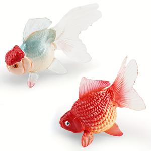 TEMU 2pcs 현실적인 금붕어 모델 세트, 아쿠아리움 장식 풍경 장식, 물고기 애호가 컬렉션, 테이블 장식, 가정용 엔터테인먼트 프롭, 그들은 따뜻함과 즐거운 분위기를 가져옵니다. 그들을 가지고 가면 삶에 대한 관심이 더 커집니다.