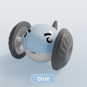 TEMU 퍼퍼피쉬 캣 인터랙티브 러너 - USB 충전식 만화 디자인 내구성 플라스틱 이동 및 굴러가는 실내 놀이, 운동 & 정신 자극용 - 새끼고양이와 고양이에게 안전한 재료로 제작된 상호작용 장난감