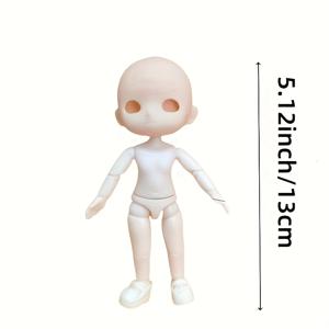 TEMU BJD 인형, 신발 한 켤레 포함, 다양한 관절 움직임 가능. 핸드메이드 DIY, 인형 제작, 인형 모델에 적합. 소녀 선물, 핸드메이드 인형, 인형 액세서리, 포즈 가능 인형, 관절 인형, 플라스틱 인형, 부드러운 관절, 인형 신발, 관절 인형, 인형 수집가, 공예 애호가, 인형 옷