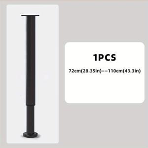 TEMU 세련된 조절 가능한 72cm 메탈 테이블 다리 - DIY 프로젝트, 작업대, 식탁 및 커피 테이블용 원통형 가구 지지대