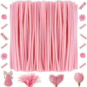 TEMU 300개 파이프 클리너 세트, 다양한 색상 체닐 스템 - DIY 아트 & 공예용, 창의적인 선물 및 파티 장식