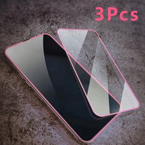 TEMU For iPhone 15 14 11 X XR XS 7 8 PLUS SE 2020 Pro Max용 야광 강화 유리 3개 세트, 야광 스크린 보호 필름, 휴대폰 액정 보호 필름, 스마트폰 보호, 야광, 슬림 보호, 내구성 강화 유리, 스크래치 방지