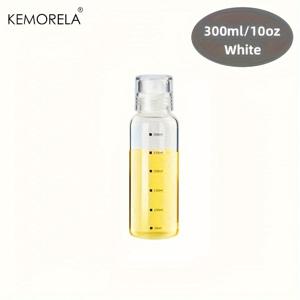 TEMU KEMORELA 등급 유리 오일 디스펜서 병, PVC 없음, 기계 세척 안전, 측정 기능 포함, 식용유, 간장, 꿀용 다용도 – 에어 프라이어, 샐러드, 튀김, 그릴 주방 가제트에 이상적|에어프라이어