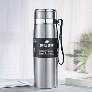 TEMU 1개 800ml/20.29oz 스테인리스 스틸 이중벽 진공 단열 여행용 머그컵 (뒤집힌 디자인 및 손잡이 포함) - BPA/BPS 무함유, 누수 방지, 고품질 대용량 보온병, 커피·차·야외 활동·스포츠·비즈니스용 - 크리스마스, 어머니날, 아버지날 선물로 이상적