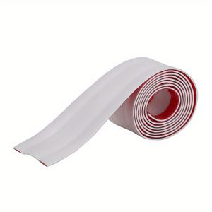 TEMU 자체 접착 PVC 바닥 코드 커버 - 케이블 보호 및 와이어 관리 솔루션, 넘어짐 방지, 바닥, 벽 및 데스크탑에 이상적
