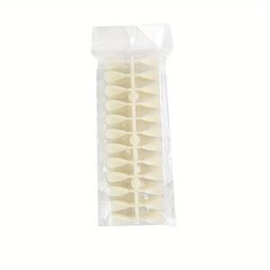 TEMU 240pcs 아몬드 모양 손톱 팁 - 네일 아트 연습 디스플레이 - 색상 샘플용 자연스러운 및 투명한 아크릴 손톱 팬 보드 - 향기 없는 DIY 매니큐어 디자인용 손톱