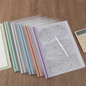 TEMU A4 풀로드 클립 싱글로드 데이터 폴더 삼각형 물방울 로드 대용량 파일 폴더 사무용품 문구류 완벽한 학생 시험지 정리, 종이 보관 | 재미있는 사무실 장식 | 가벼운 구조
