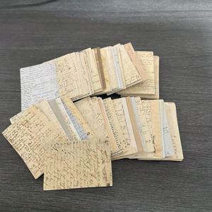 TEMU 빈티지 수제 편지용 종이 100장 - 스크랩북, 저널링, DIY 공예용 혼합 색상 및 오래된 질감의 양면 인쇄 레트로 메모 패드 | 빈티지 메모 패드 | 오래된 질감 종이